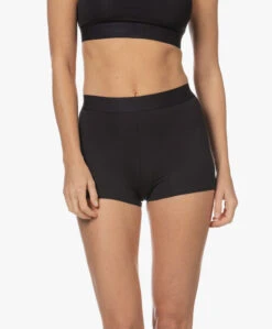 Mode Kleding 47 Wolford Beauty Cotton Rib Bike Short - Zwart