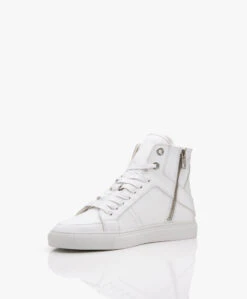 Zadig & Voltaire Zv1747 High Flash Leren Sneakers - Wit -Mode Kleding 2d5eb408 e139 4025 8272 89683e2d2a53 111154