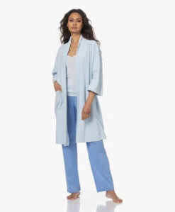 Hanro Cotton Deluxe Jersey Pyjamabroek - Azurine -Mode Kleding 2f28be24 2171 439f b526 9591d97feea7 39