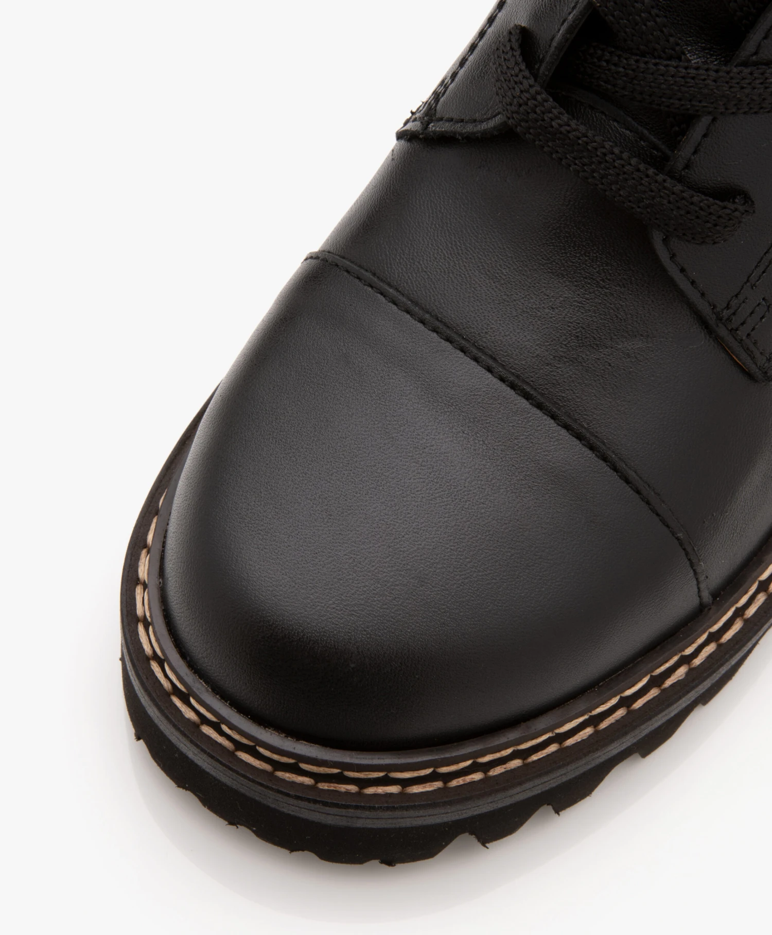 See By Chloé Mallory Combat Hoge Leren Enkellaarzen - Zwart 4 See By Chloé Mallory Combat Hoge Leren Enkellaarzen - Zwart - Afbeelding 4