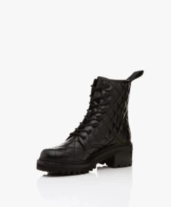 See By Chloé Jodie Doorgestikte Combat Boots - Zwart -Mode Kleding 3147f837 ffc8 4593 8f83 933c6bbbe7e1 06