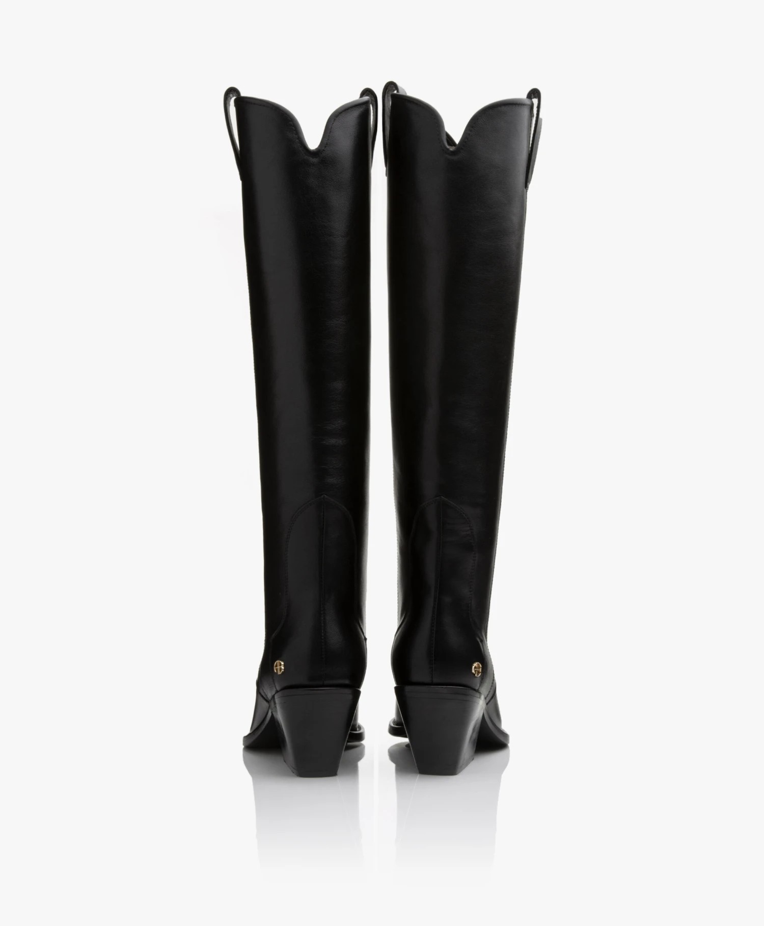 Anine Bing Tall Tania Leren Laarzen - Zwart 9 Anine Bing Tall Tania Leren Laarzen - Zwart - Afbeelding 9