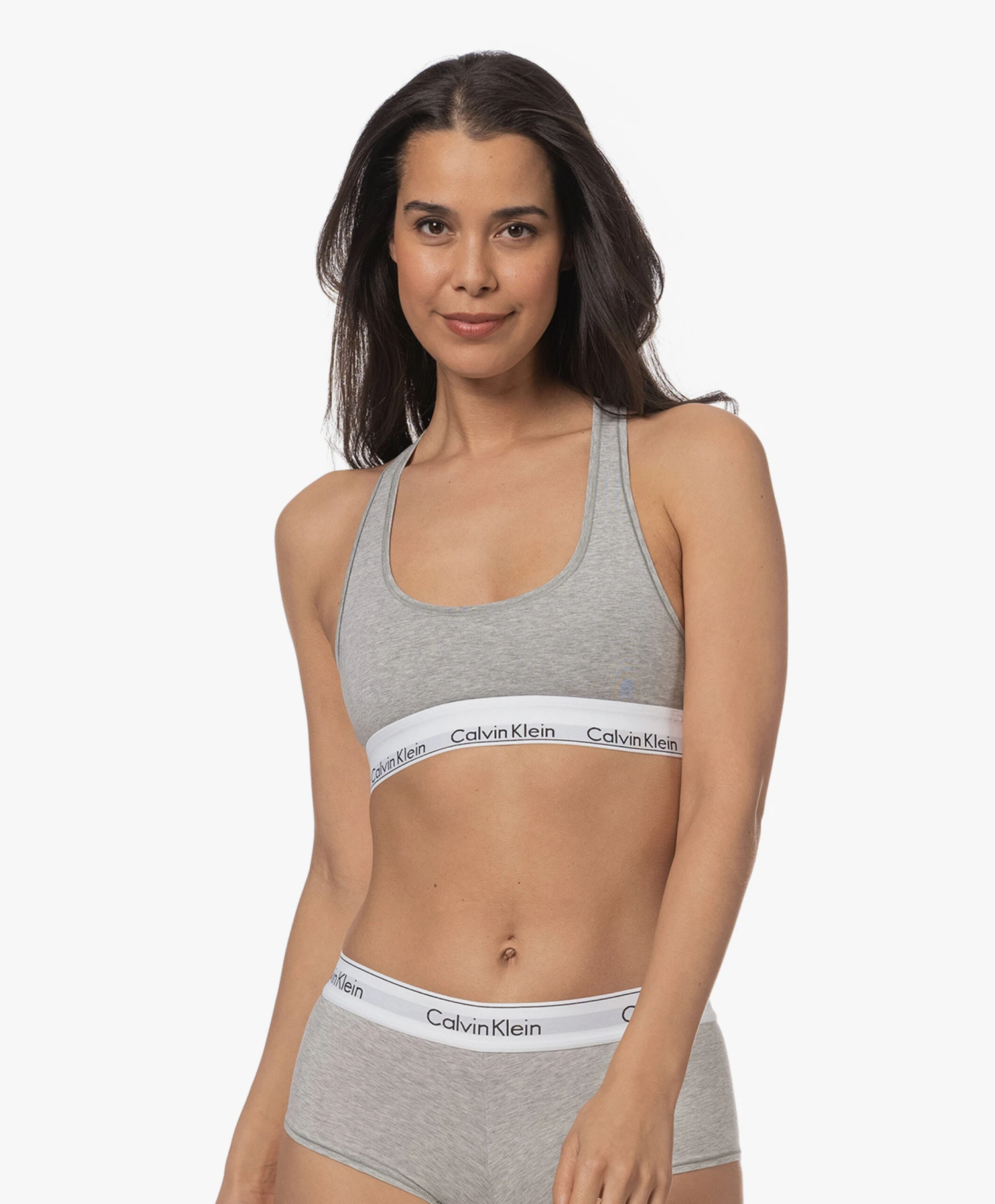 Calvin Klein Modern Cotton Bralette - Grijs 7 Calvin Klein Modern Cotton Bralette - Grijs - Afbeelding 7