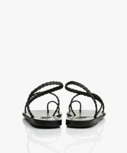 Ancient Greek Sandals Eleftheria Leren Sandalen - Zwart -Mode Kleding 330643b6 1856 4810 aa76 086506798dd6 278