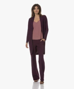 Japantky Myza Straight Travel Jersey Broek - Prune -Mode Kleding 34de91dd 7476 4f4a 8845 da2a8a1b7cac 874