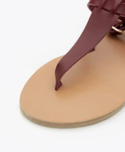 Ancient Greek Sandals Estia Leren Sandalen - Cherry -Mode Kleding 35bc5ec2 553e 4502 9476 33cd31adb798 14