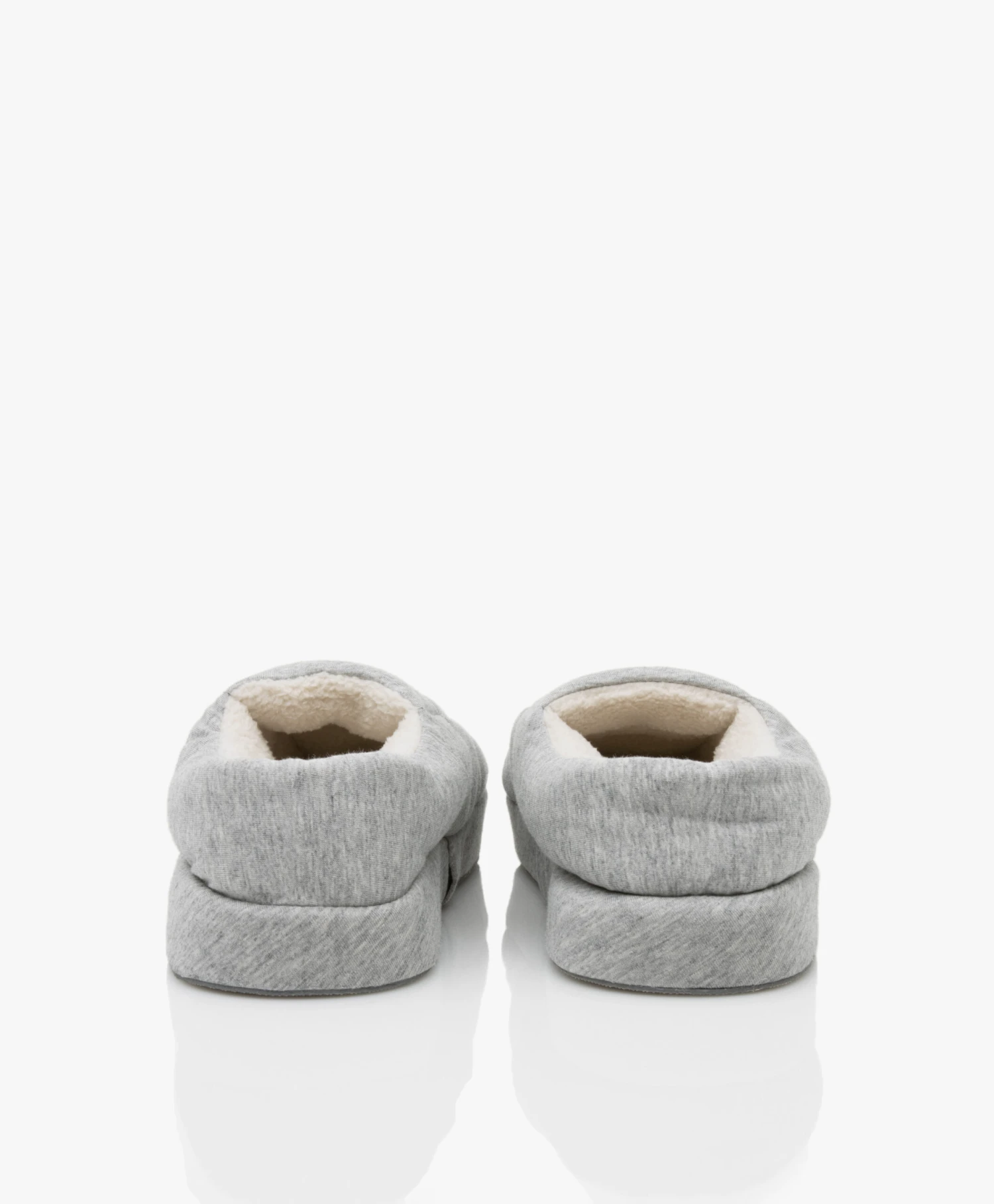 Skin Gewatteerde Clog Pantoffels - Grijs Mêlee 2 Skin Gewatteerde Clog Pantoffels - Grijs Mêlee - Afbeelding 2