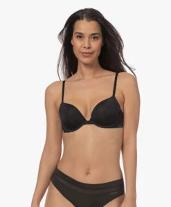 Calvin Klein Push-Up Plunge Bh - Zwart