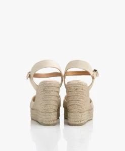 Castañer Blaudell 10,5Cm Canvas Espadrilles Met Sleehak - Ivoor -Mode Kleding 388dea0f 2481 45a9 bd3a 6d7247929e13 335