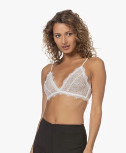 Anine Bing Lace Bra With Trim - Ivory 24 Anine Bing Lace Bra With Trim - Ivory -Mode Kleding 39895ef4 ac08 456a be76 d0564afed677 34154