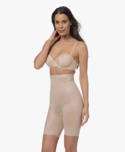 Spanx® Thinstincts 2.0 High-Waisted Mid-Thigh Short - Champagne Beige -Mode Kleding 3abc43fa ad20 4325 bc70 6907668b34e9 147