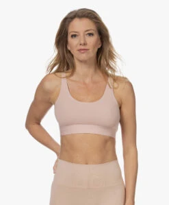 Wolford Beauty Cotton Rib Bralette - Poederroze -Mode Kleding 3e14d0cf 4c55 4599 9574 0b019448f676 135