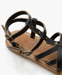 K. Jacques St. Tropez Larissa Leren Sandalen Met Studs - Marine -Mode Kleding 3f79fc37 9d90 47bd ab6e 3dc52f6efa91 332