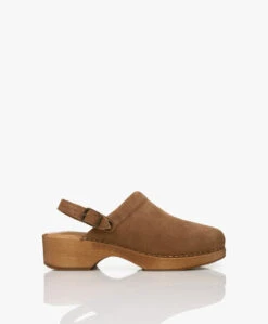Re/Done 70S Suède En Houten Clogs - Cuoio -Mode Kleding 423f9243 6210 45d3 8c62 cd87ced5f1dc 10