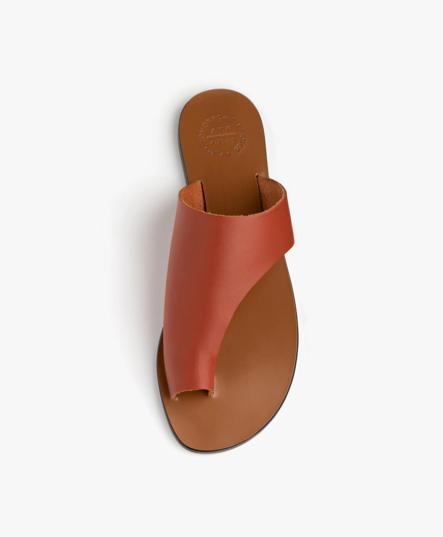 Atp Atelier Rosa Leren Slippers - Roest 11 Atp Atelier Rosa Leren Slippers - Roest - Afbeelding 11