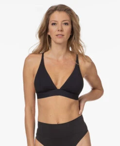 Wolford Beauty Cotton Triangel Bralette - Zwart