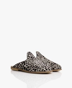 Surée Hairy Leren Print Mules - Felidae -Mode Kleding 445df563 4670 4a01 97eb ede9d149894d 124