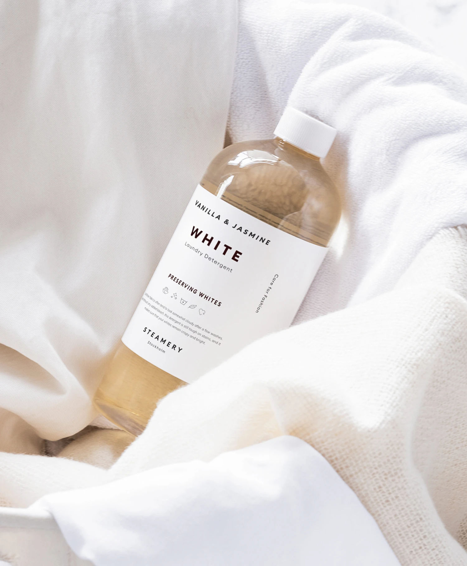 Steamery White Wasmiddel - Vanille & Jasmijn 2 Steamery White Wasmiddel - Vanille & Jasmijn - Afbeelding 2