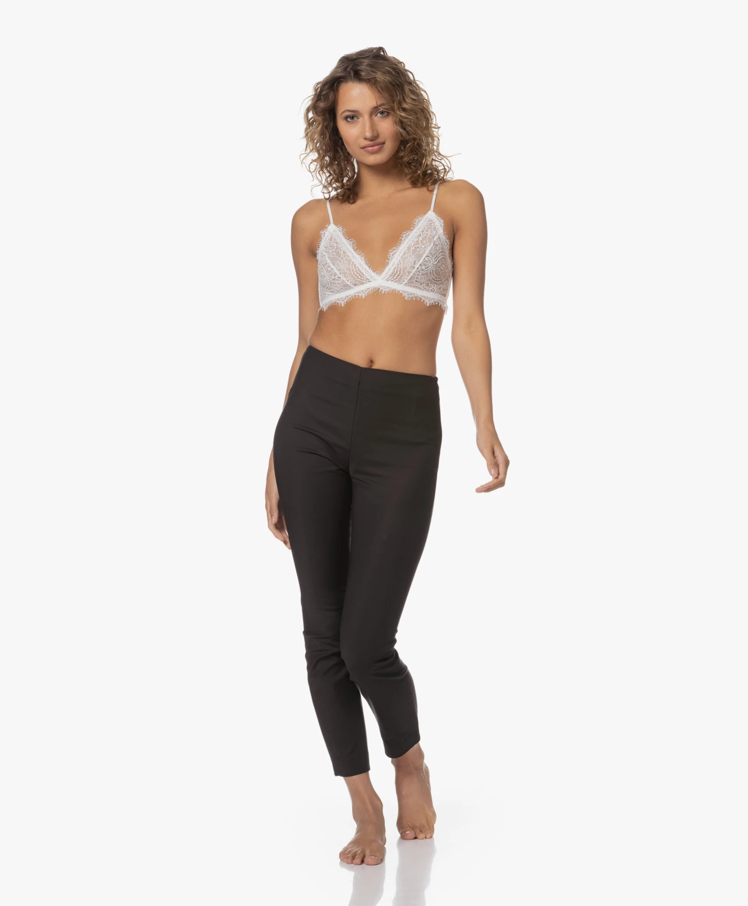 Anine Bing Lace Bra With Trim - Ivory 6 Anine Bing Lace Bra With Trim - Ivory - Afbeelding 6