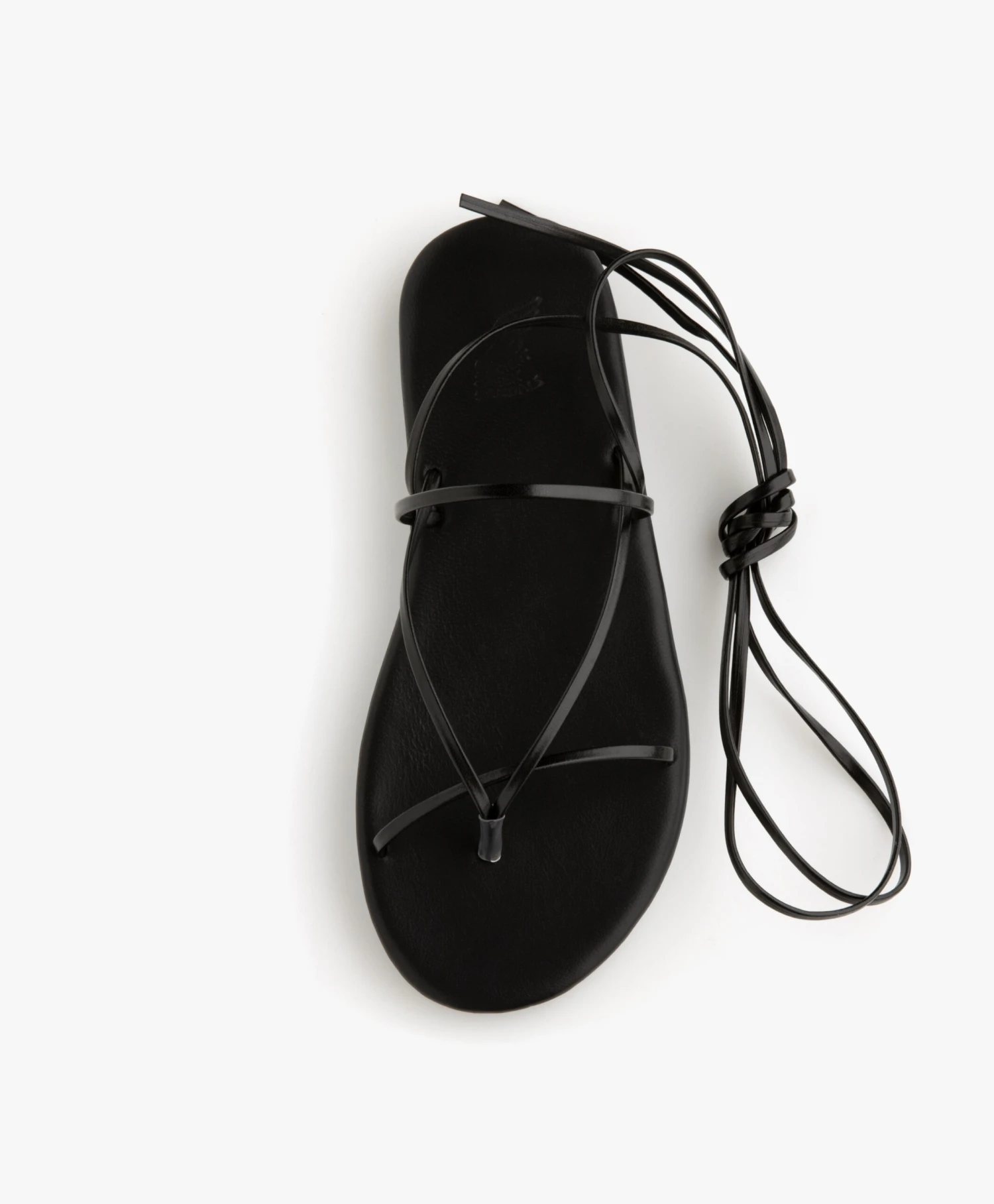 Ancient Greek Sandals String Flip Flop Leren Sandalen - Zwart 8 Ancient Greek Sandals String Flip Flop Leren Sandalen - Zwart - Afbeelding 8