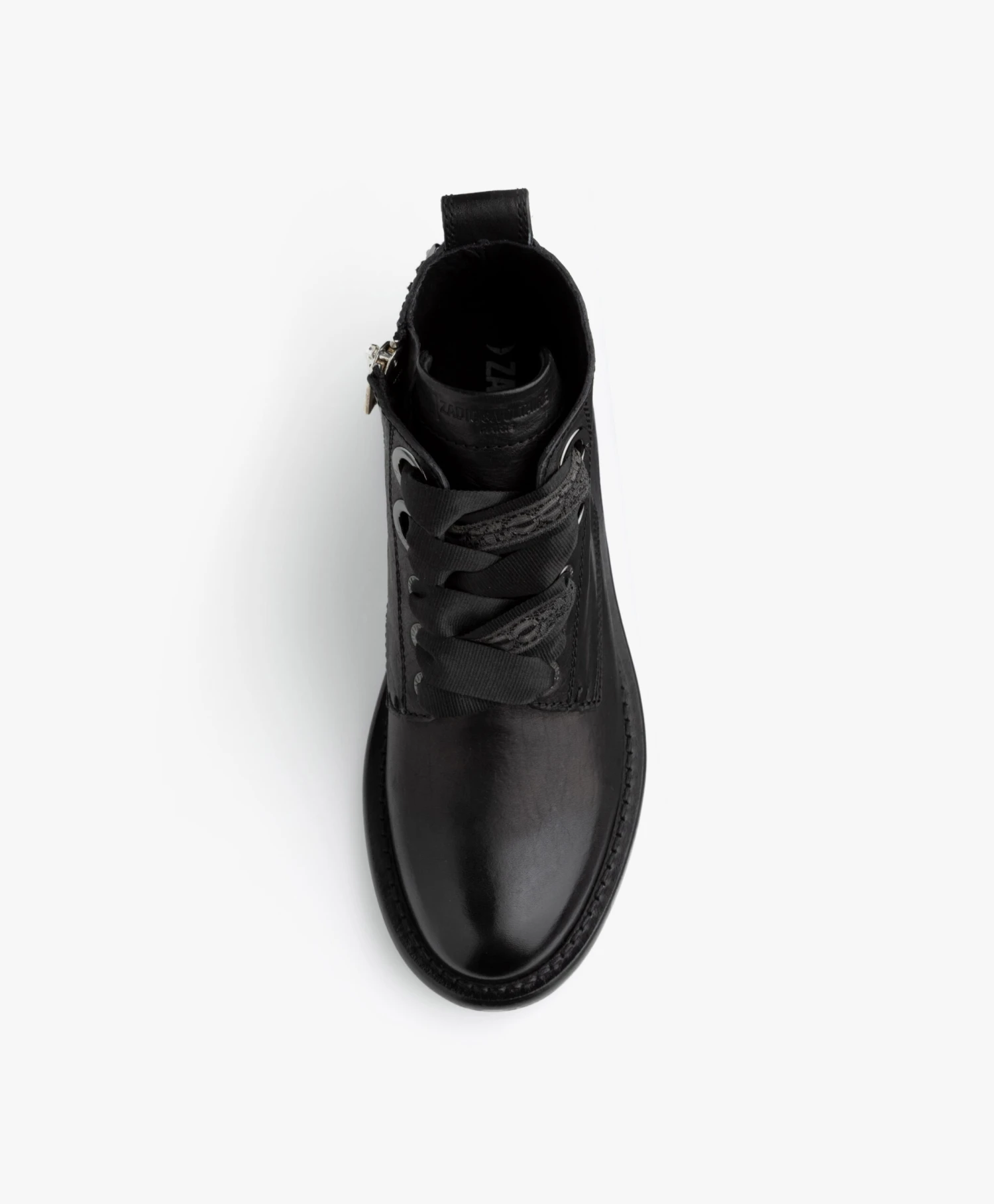 Zadig & Voltaire Laureen Roma Veterlaarzen - Zwart 3 Zadig & Voltaire Laureen Roma Veterlaarzen - Zwart - Afbeelding 3