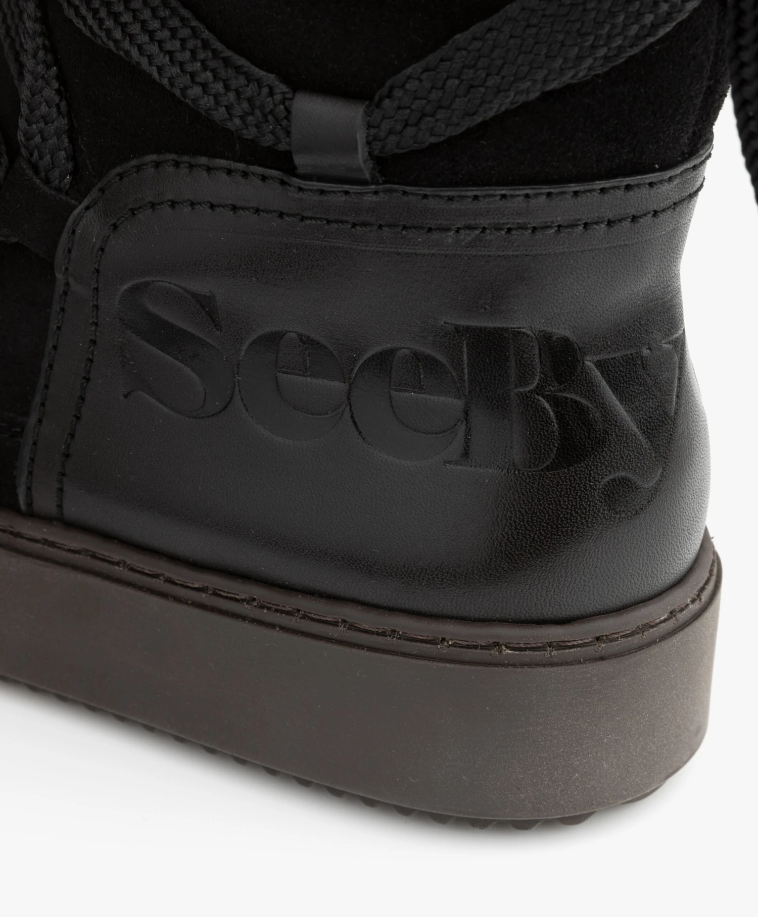 See By Chloé Charlee Suede Shearling Snowboots - Zwart/Bruin 8 See By Chloé Charlee Suede Shearling Snowboots - Zwart/Bruin - Afbeelding 8