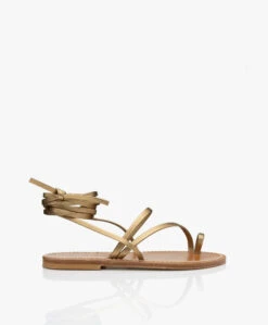 K. Jacques St. Tropez Ellada Gladiator Sandalen - Metallic Goud