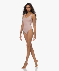 Wolford Ribjersey String Body - Powder Pink -Mode Kleding 4a896092 a272 4531 bb99 feb363090e59 55