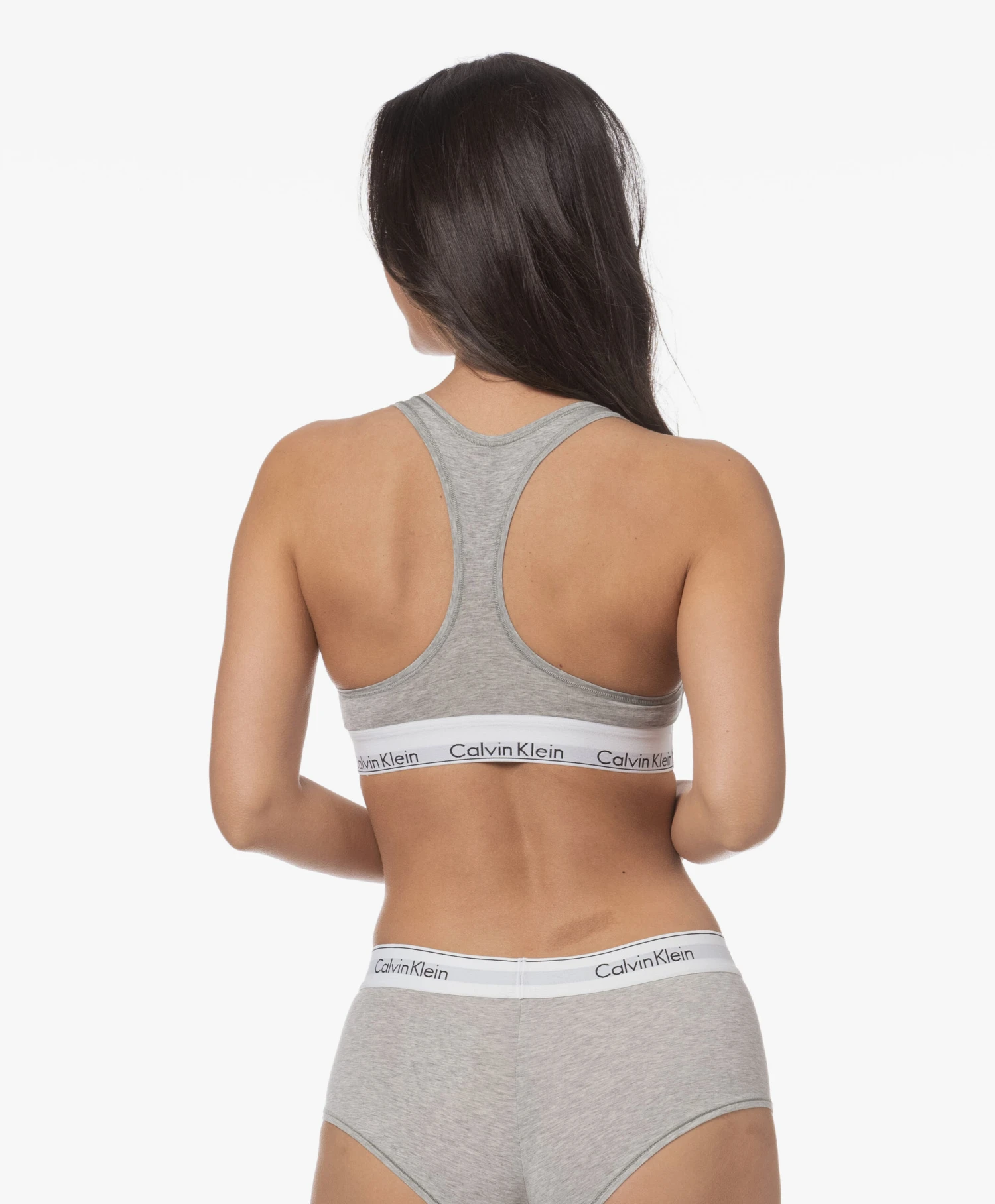 Calvin Klein Modern Cotton Bralette - Grijs 4 Calvin Klein Modern Cotton Bralette - Grijs - Afbeelding 4