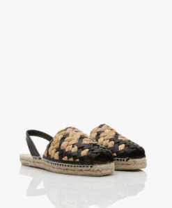 Castañer Pomila Slingback Espadrilles - Naturel/Zwart -Mode Kleding 5018c559 f3c8 4f57 8dbd 0c2cdfcb4653 05
