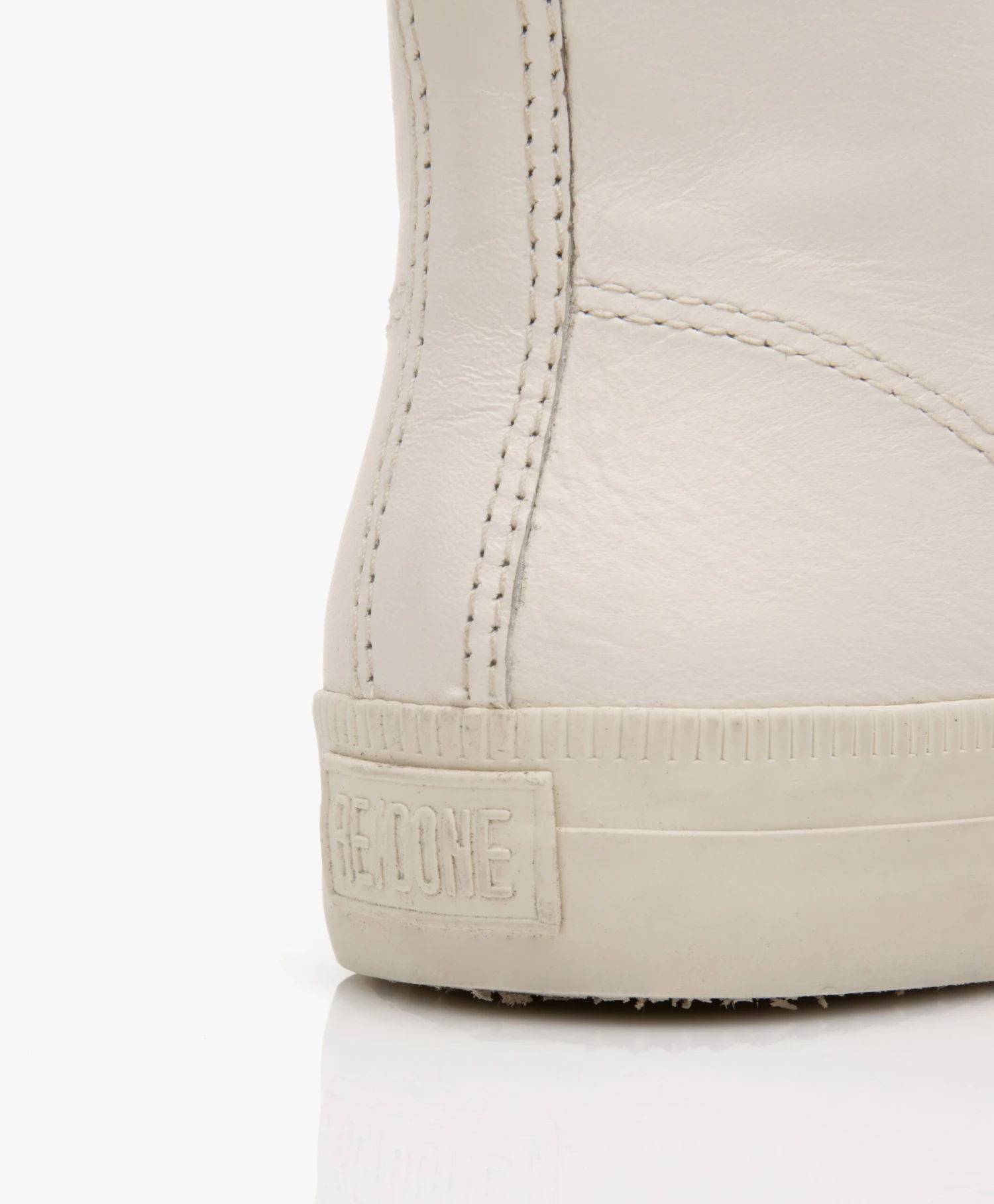 Re/Done 90S High Top Leren Sneakers - Vintage White 11 Re/Done 90S High Top Leren Sneakers - Vintage White - Afbeelding 11