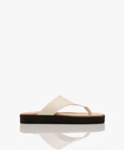 By Malene Birger Marisol Leren Slippers - Vanille Crème