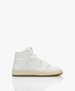 Closed Leren High-Top Sneakers - Wit