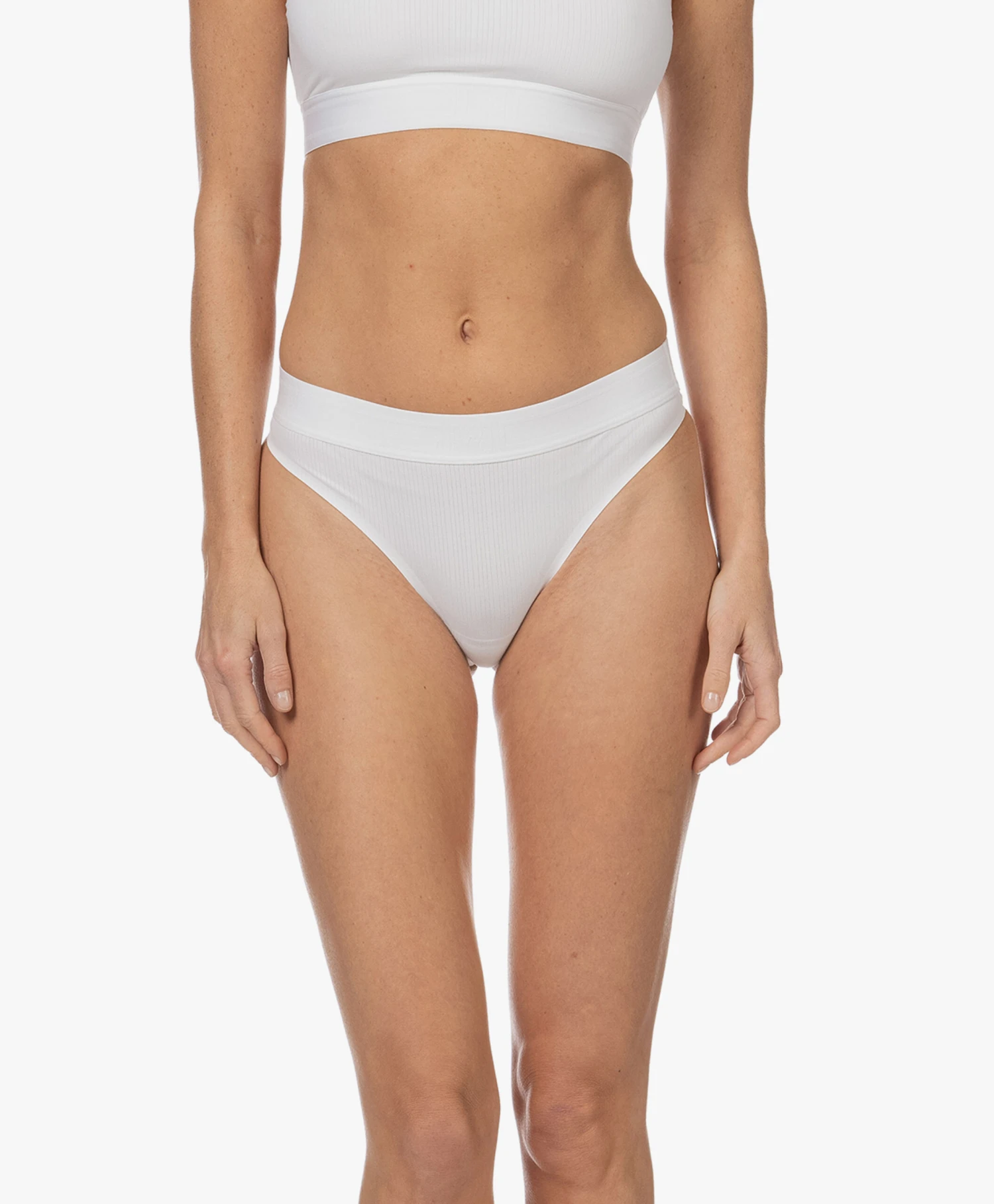 Wolford Beauty Cotton Rib String - Pearl 11 Wolford Beauty Cotton Rib String - Pearl - Afbeelding 11