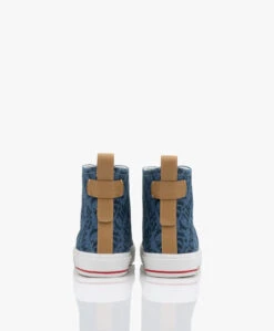 See By Chloé Aryana High-Top Logo Sneakers - Blauw -Mode Kleding 538dc90b 374f 49a4 9700 4ac11cb1ef0e 04