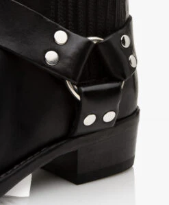 Re/Done Cavalry Leren Enkellaarzen - Zwart -Mode Kleding 53edd1a2 0d0e 459d 89bc 39c009cfad07 03