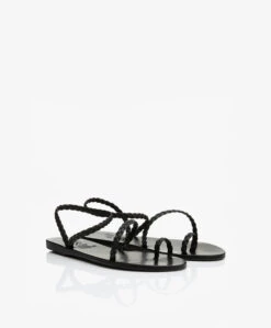 Ancient Greek Sandals Eleftheria Leren Sandalen - Zwart -Mode Kleding 5682d6ad 20d4 4953 b838 9d794662f301 280