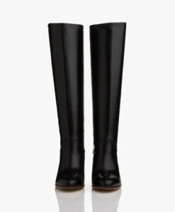 Vanessa Bruno Hoge Leren Laarzen - Zwart 20 Vanessa Bruno Hoge Leren Laarzen - Zwart -Mode Kleding 56880811 14d0 4c9a 8c2d a0e53447c219 06