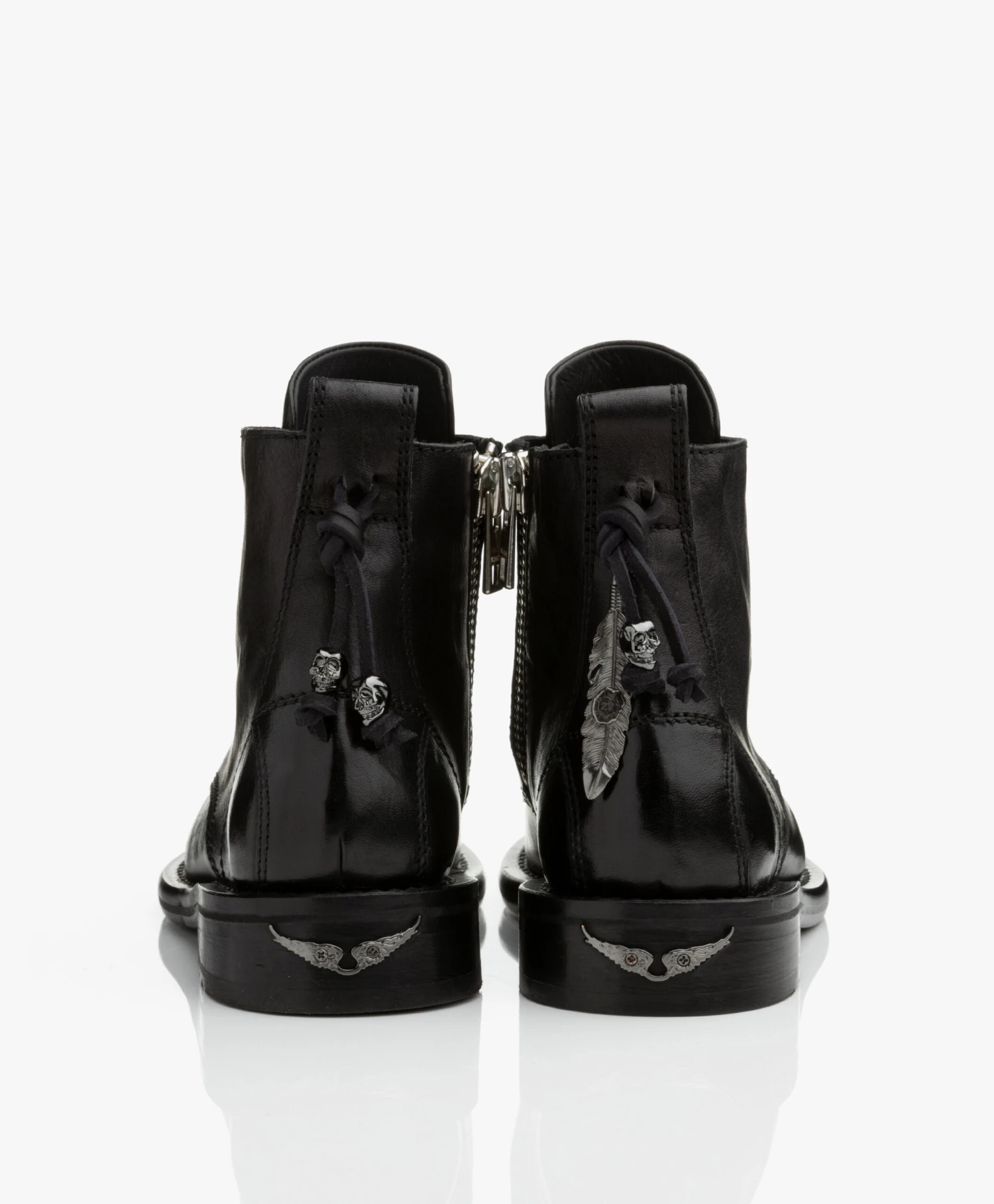 Zadig & Voltaire Laureen Roma Veterlaarzen - Zwart 10 Zadig & Voltaire Laureen Roma Veterlaarzen - Zwart - Afbeelding 10