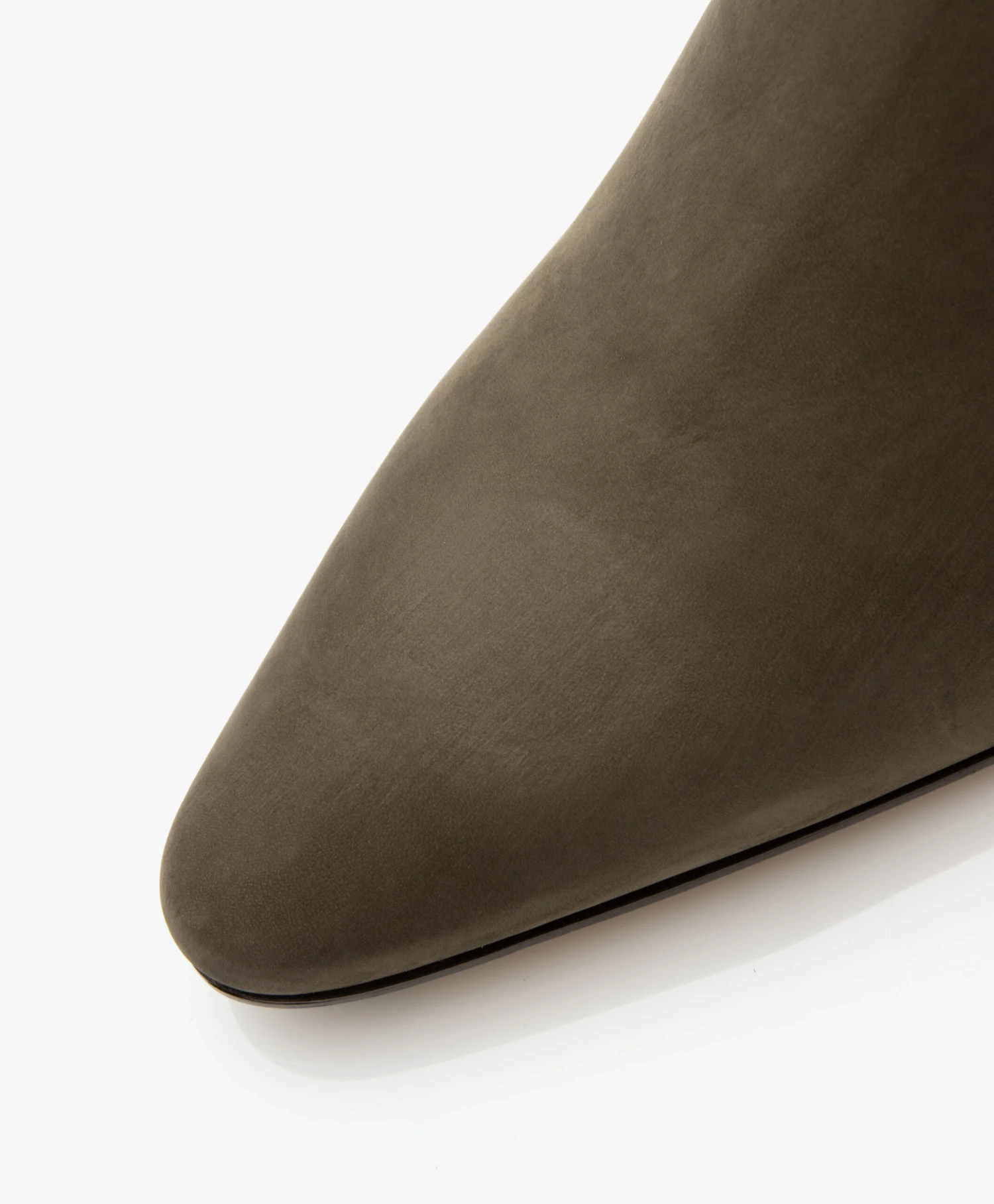 Panara Suède Leren Enkellaarzen - Groen 3 Panara Suède Leren Enkellaarzen - Groen - Afbeelding 3