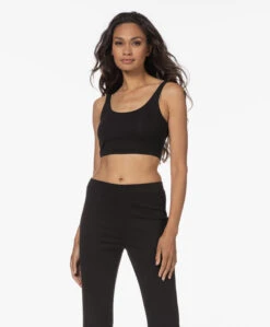 Skin Clio Jersey Crop Top - Zwart -Mode Kleding 59b5a32d 2dcd 4486 80f1 f169021cbef6 241