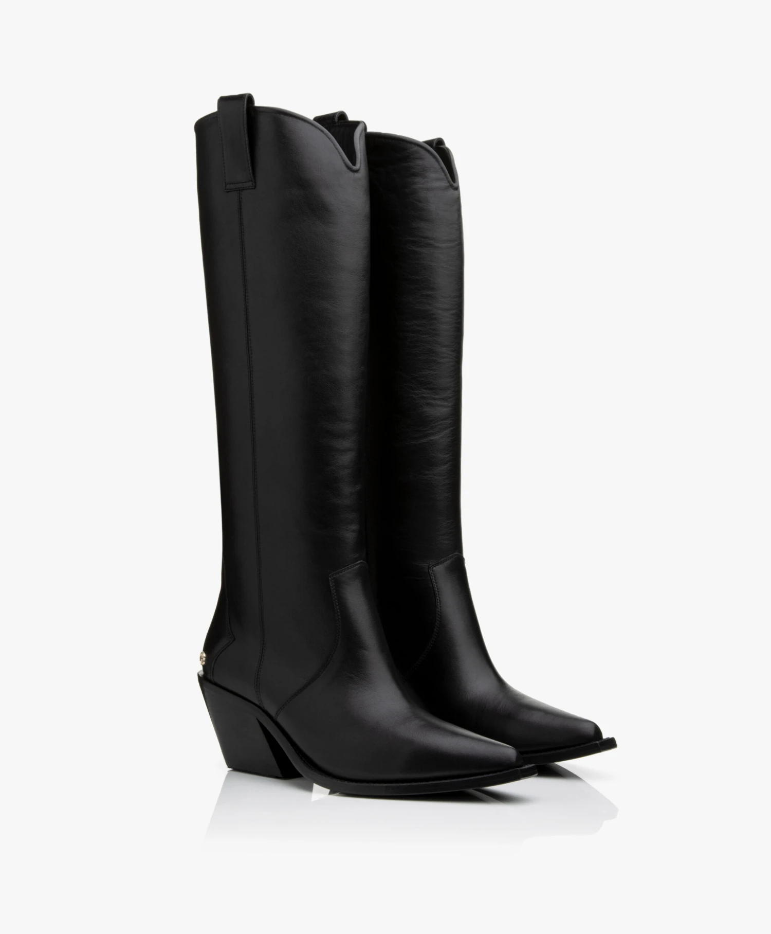 Anine Bing Tall Tania Leren Laarzen - Zwart 4 Anine Bing Tall Tania Leren Laarzen - Zwart - Afbeelding 4