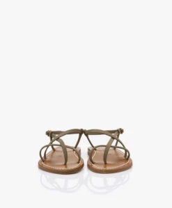 K. Jacques St. Tropez Muse Nubuck Leren Sandalen - Kaki -Mode Kleding 5c826363 2f0e 4407 a8d4 a08634fd45b3 452