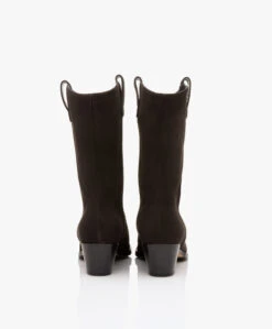 Panara Suède Western Laarzen - Zwart -Mode Kleding 5c83391a 3dc9 45e0 86c4 7e0c4fccb309 12