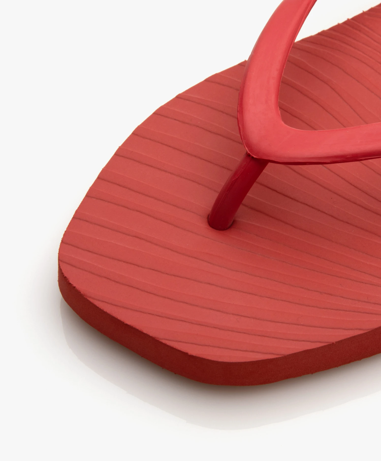 Sleepers Tapered Teenslippers Van Natuurlijk Rubber - Rood 3 Sleepers Tapered Teenslippers Van Natuurlijk Rubber - Rood - Afbeelding 3