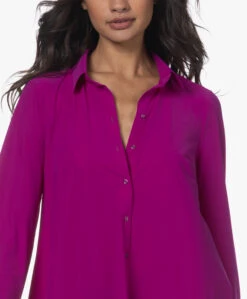 Japantky Emi Travel Jersey A-Lijn Tuniekblouse - Cyclam -Mode Kleding 5cf1fbc9 9971 40dc 9932 a214d029ae46 99