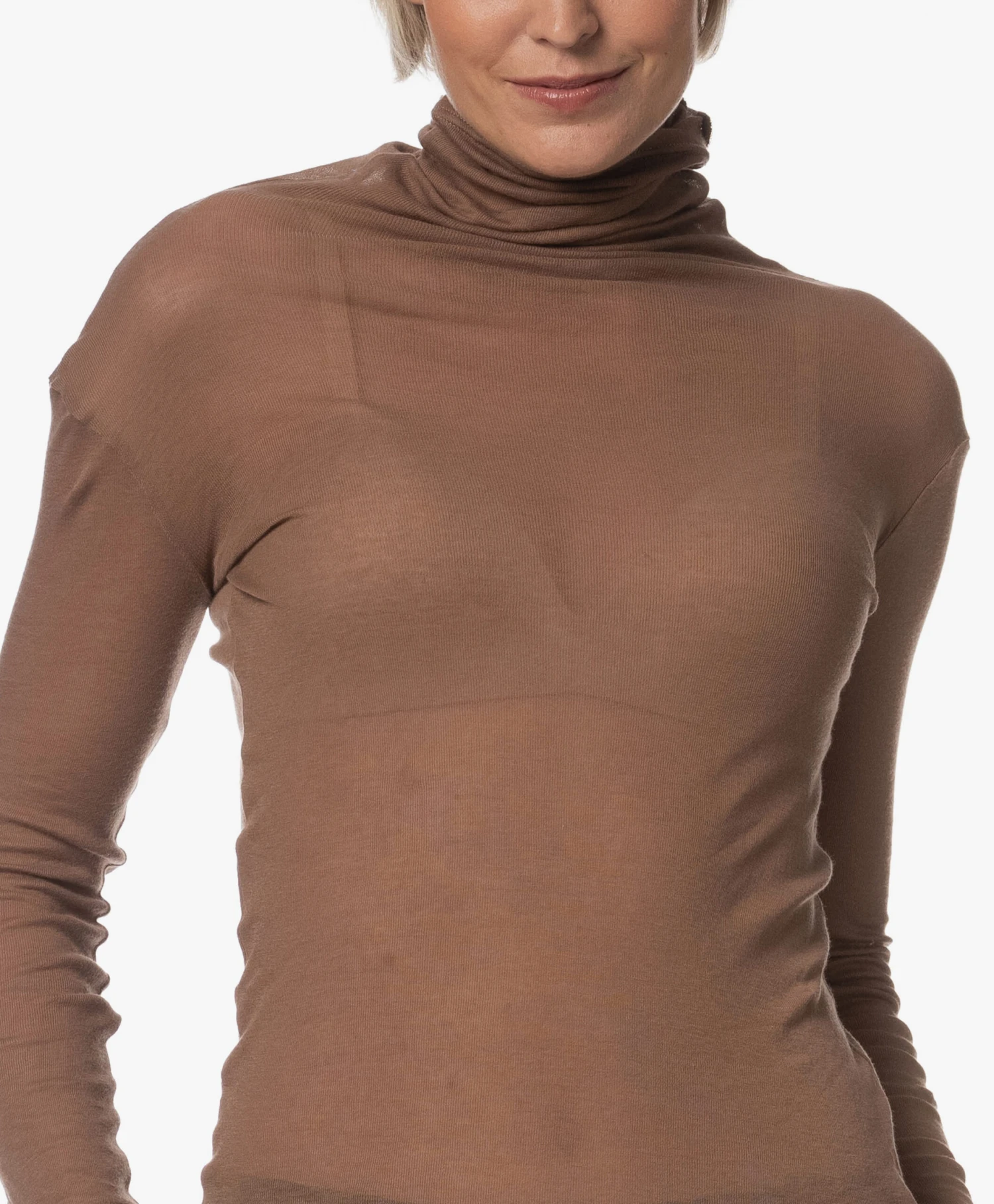 American Vintage Massachussets Jersey Colshirt -Vintage Cacao 7 American Vintage Massachussets Jersey Colshirt -Vintage Cacao - Afbeelding 7