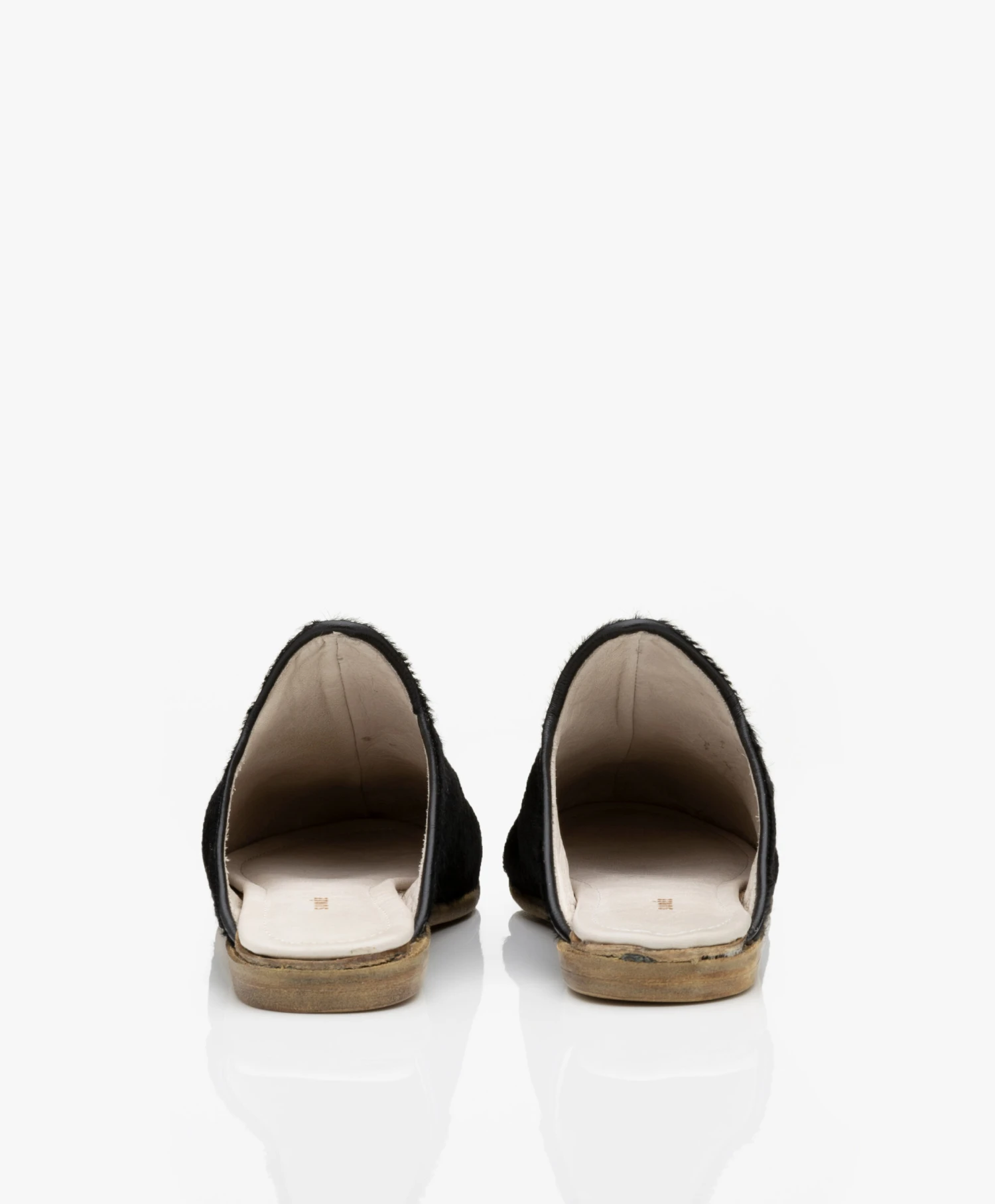 Surée Hairy Leren Mules - Zwart 6 Surée Hairy Leren Mules - Zwart - Afbeelding 6