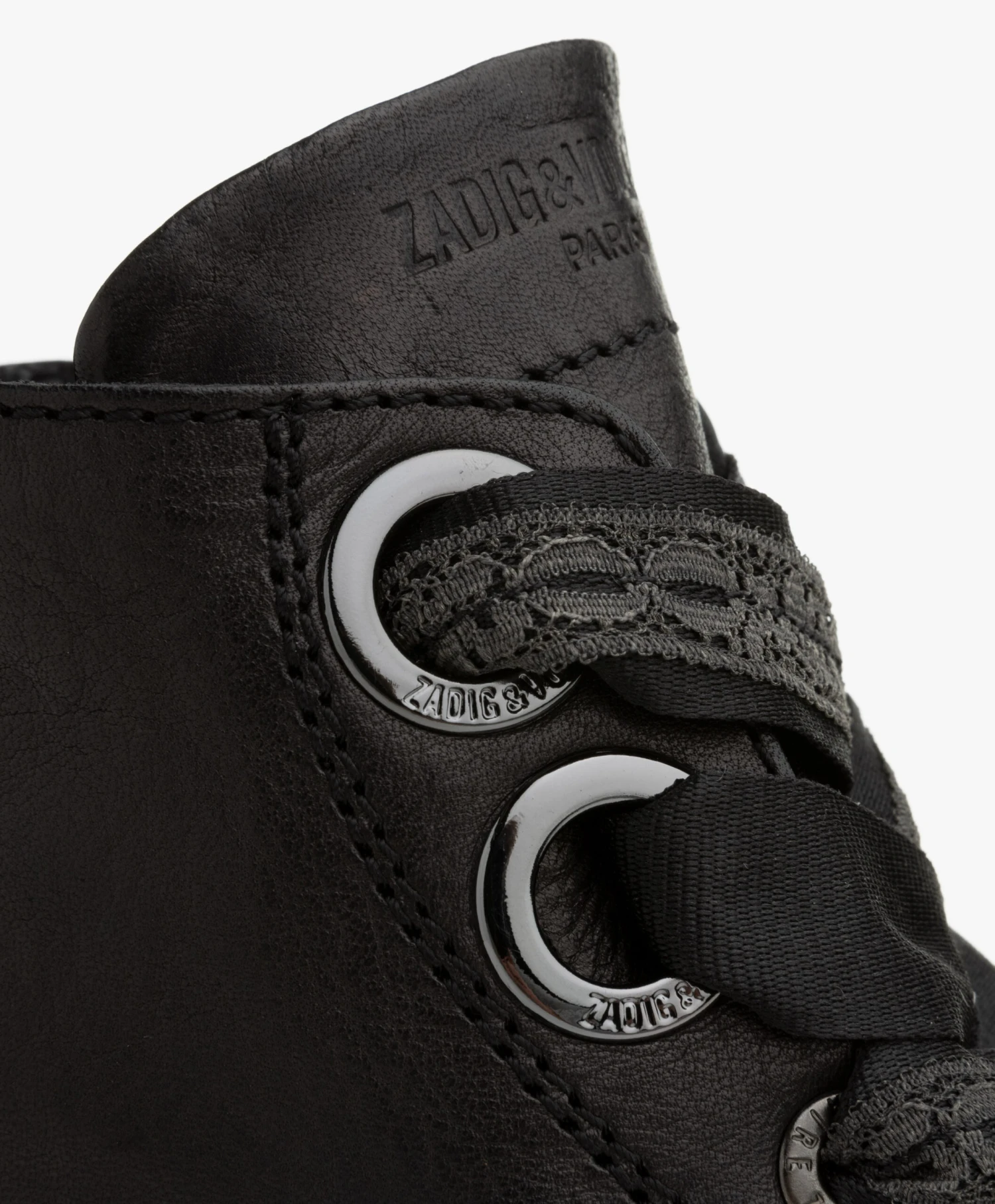 Zadig & Voltaire Laureen Roma Veterlaarzen - Zwart 11 Zadig & Voltaire Laureen Roma Veterlaarzen - Zwart - Afbeelding 11