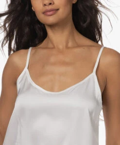 Woman By Earn Luna Satijnen Spaghettitop - Off-White -Mode Kleding 5f1fdeec 8bea 4370 a1b7 db2304138751 106